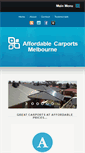 Mobile Screenshot of affordablecarports.com.au